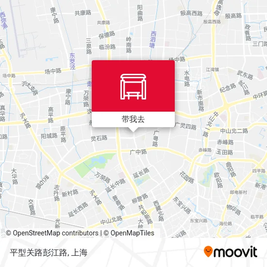 平型关路彭江路地图