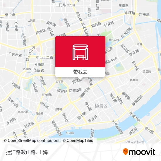 控江路鞍山路地图