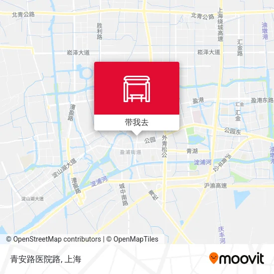 青安路医院路地图