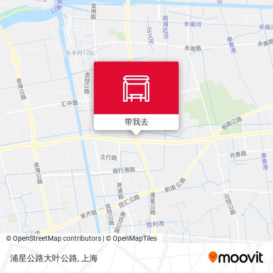 浦星公路大叶公路地图