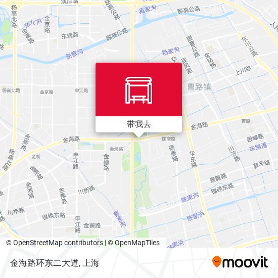 金海路环东二大道地图