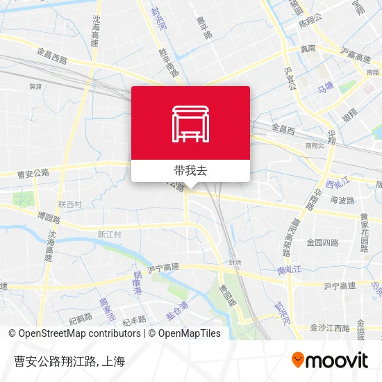 曹安公路翔江路地图