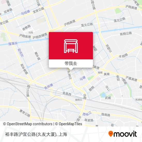裕丰路沪宜公路(久友大厦)地图