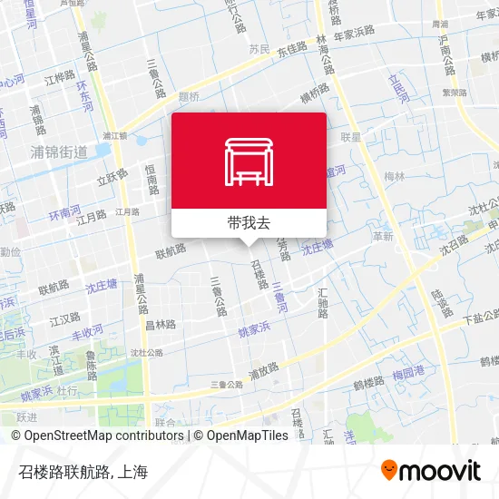 召楼路联航路地图