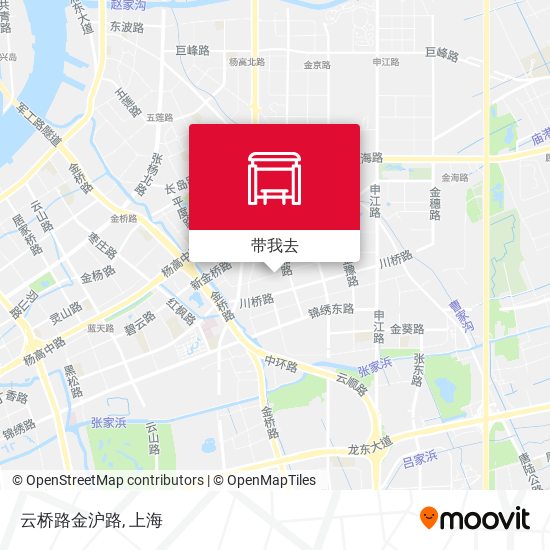 云桥路金沪路地图