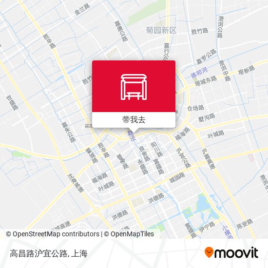 高昌路沪宜公路地图