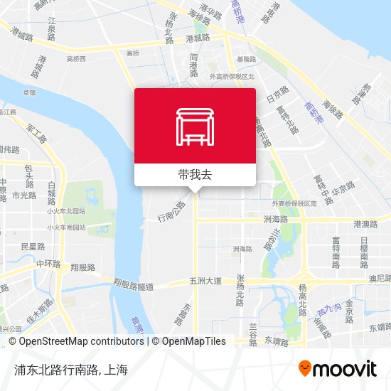 浦东北路行南路地图