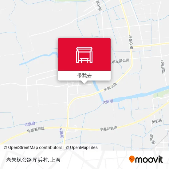 老朱枫公路厍浜村地图