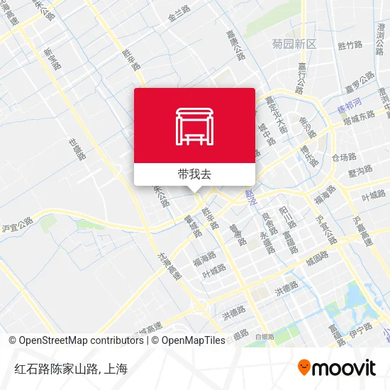 红石路陈家山路地图