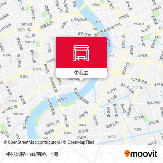 半淞园路西藏南路地图