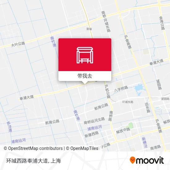 环城西路奉浦大道地图