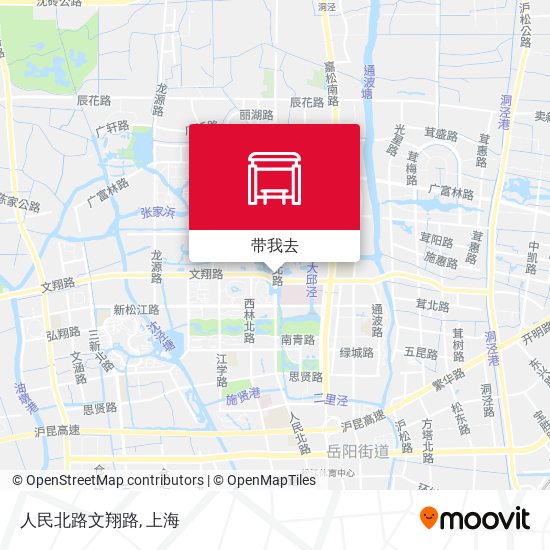 人民北路文翔路地图