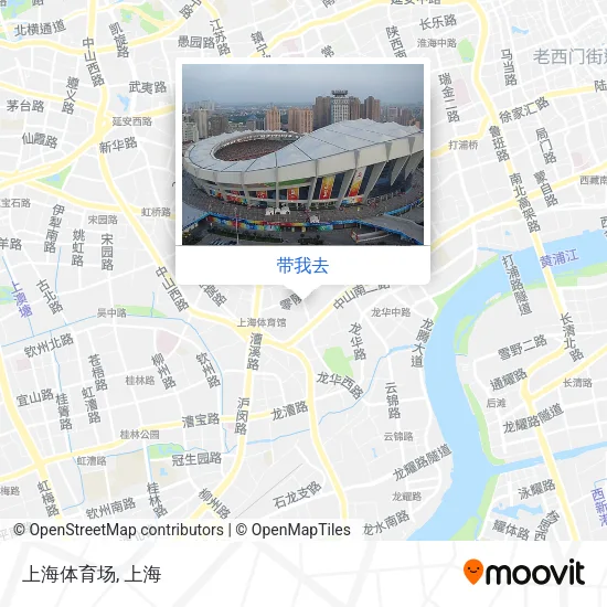 上海体育场地图