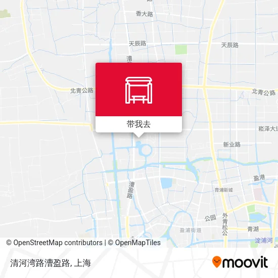 清河湾路漕盈路地图