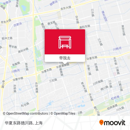 华夏东路德川路地图