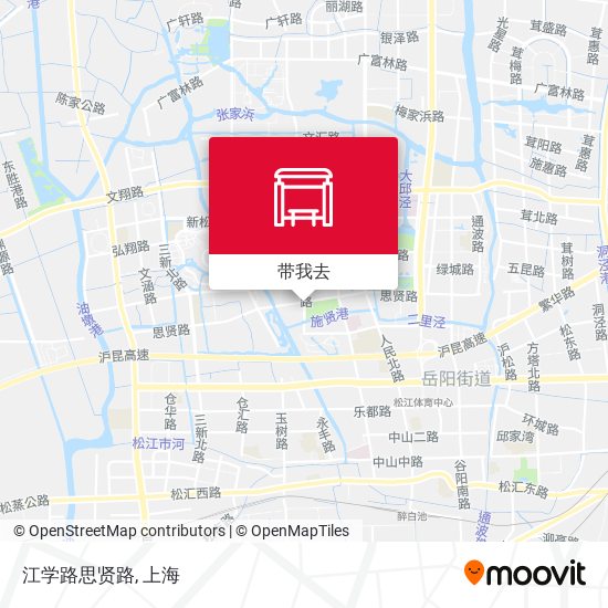 江学路思贤路地图
