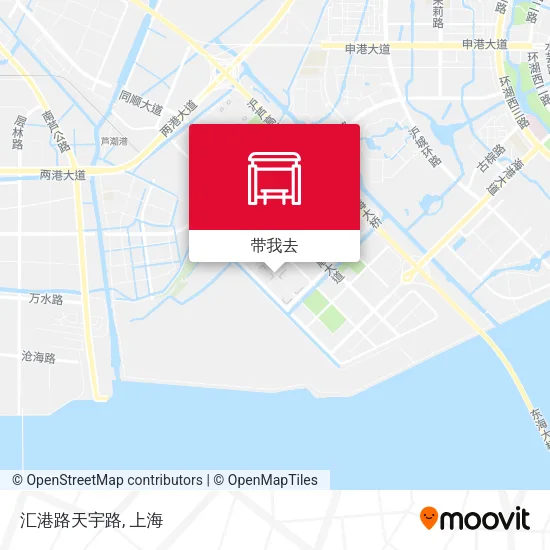 汇港路天宇路地图