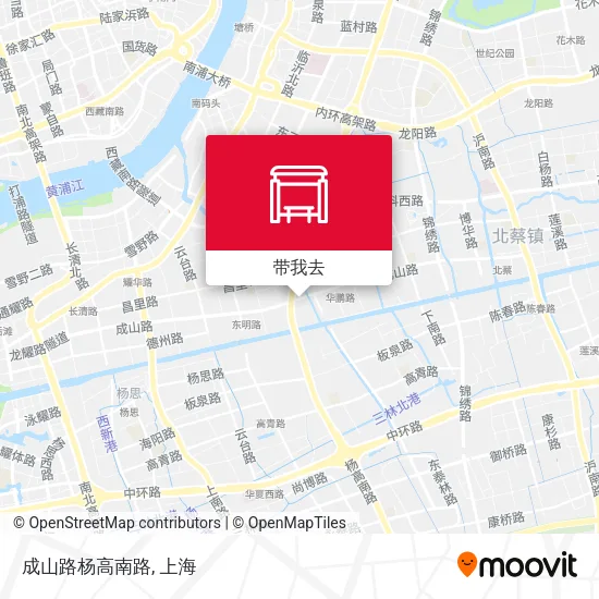 成山路杨高南路地图