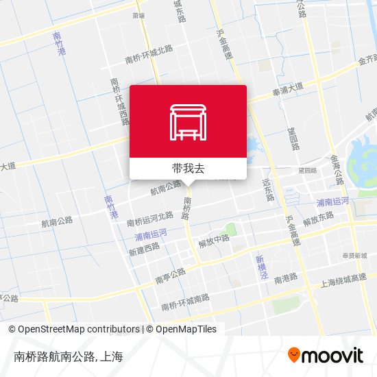 南桥路航南公路地图