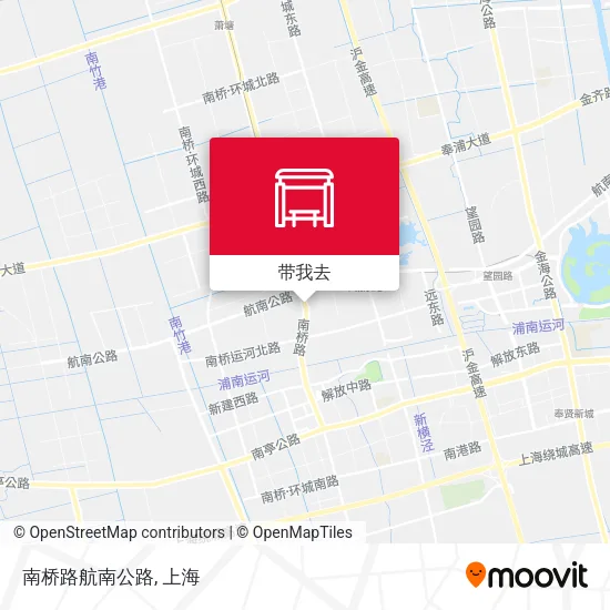 南桥路航南公路地图
