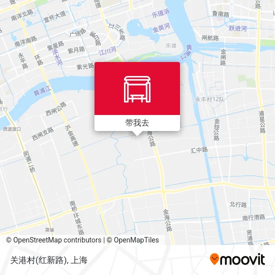 关港村(红新路)地图