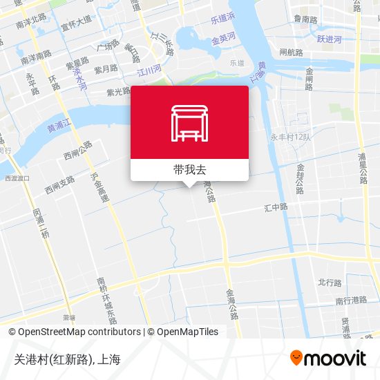 关港村(红新路)地图
