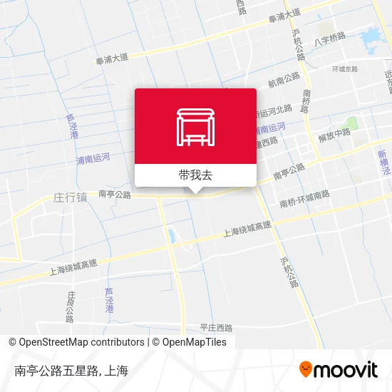 南亭公路五星路地图