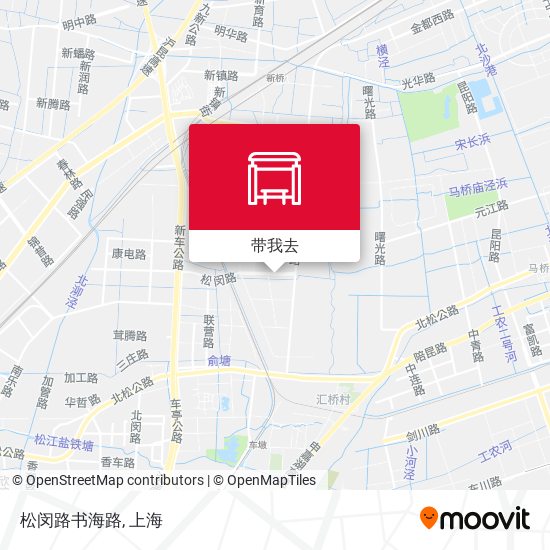 松闵路书海路地图