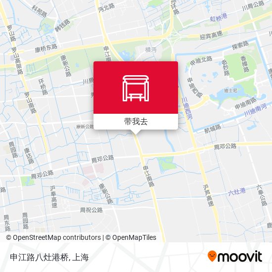 申江路八灶港桥地图