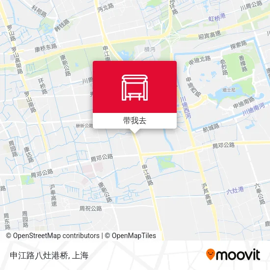 申江路八灶港桥地图