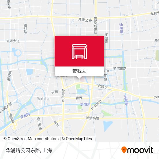 华浦路公园东路地图