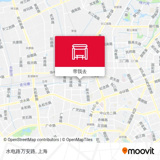 水电路万安路地图