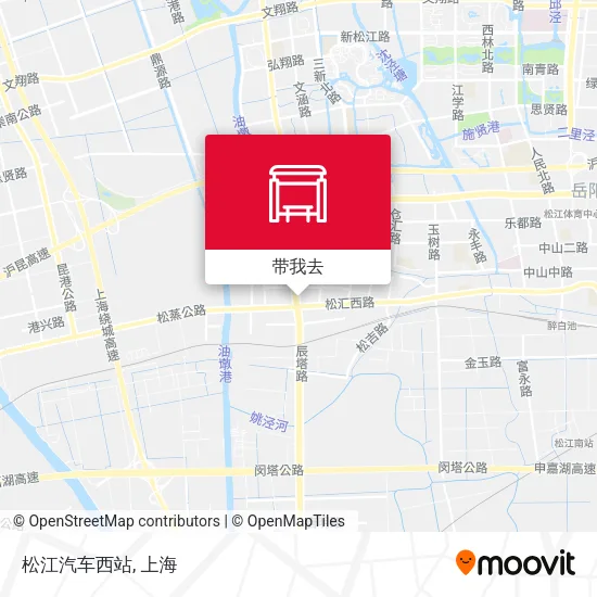 松江汽车西站地图