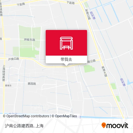 沪南公路建西路地图