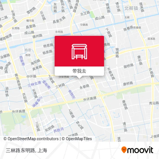三林路东明路地图