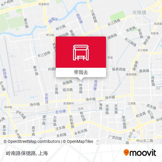 岭南路保德路地图