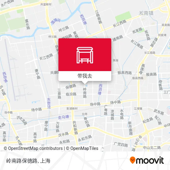 岭南路保德路地图