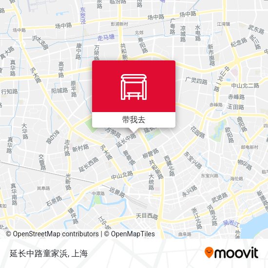 延长中路童家浜地图