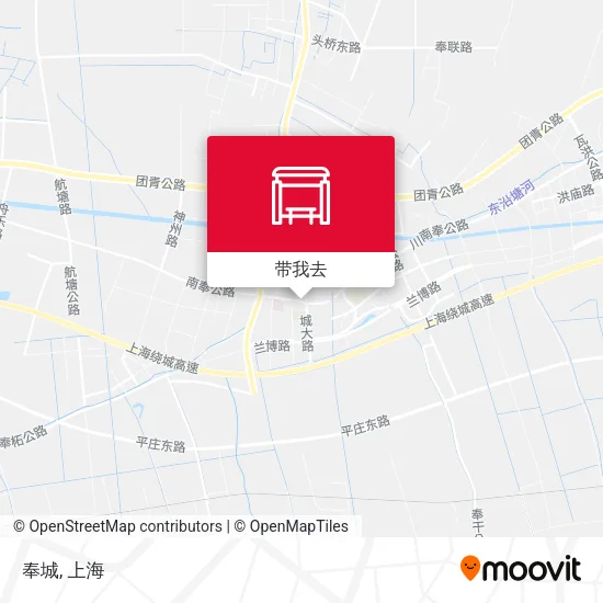 奉城地图