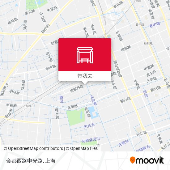 金都西路申光路地图