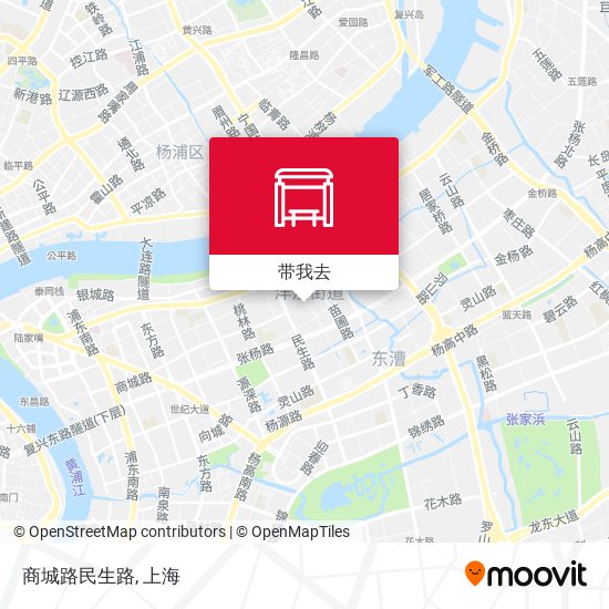 商城路民生路地图