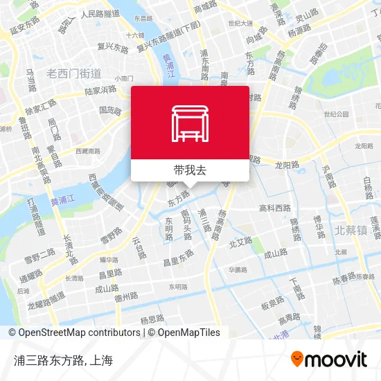 浦三路东方路地图