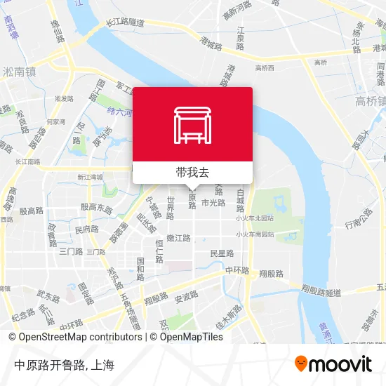 中原路开鲁路地图