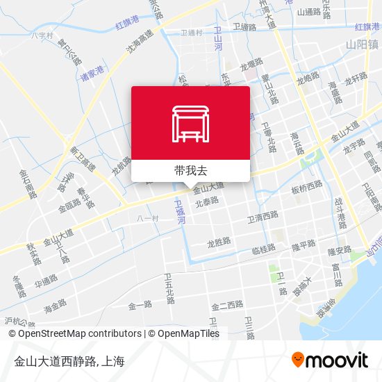 金山大道西静路地图