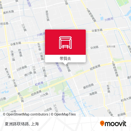 夏洲路联络路地图