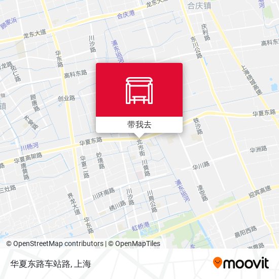 华夏东路车站路地图