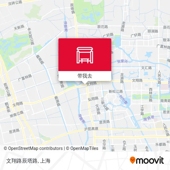 文翔路辰塔路地图