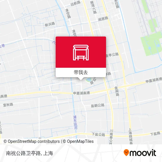 南祝公路卫亭路地图