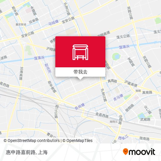 惠申路嘉前路地图