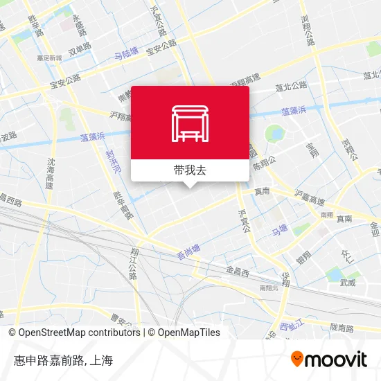 惠申路嘉前路地图